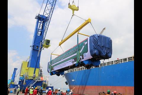 The US$101m order placed in 2017 with financing from Indonesia Eximbank includes 50 coaches for BR’s 1 676 mm gauge routes and 200 for the metre-gauge network.